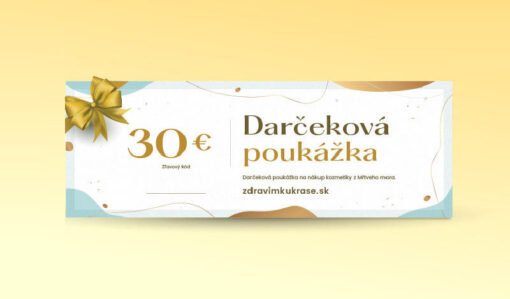 Darčeková poukážka 30 EUR - MINI